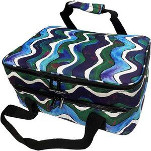 Casserole Carrier for Hot or Cold Food, Fits(9x13 Baking Dish, Double Decker)